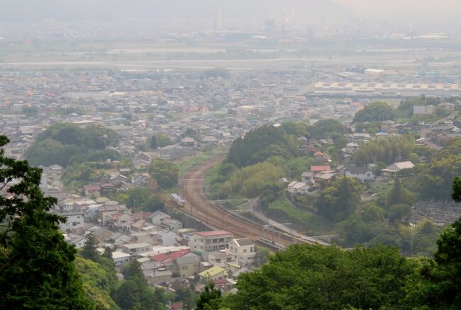 2018春、静岡での定例懇親会(6/9)：5月17日(5)：諏訪原城址、本曲輪、島田市遠望