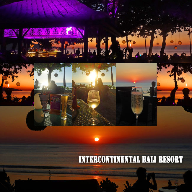 GW、４度目のバリ島は、絶景の朝日&夕陽、その3は、Sunset Beach Bar & Grillからの夕陽編 -Eco Bali Spaで街スパ体験、インターコンチネンタル バリ リゾート(INTERCONTINENTAL BALI RESORT)クラブルームに宿泊-