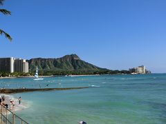 ハワイの休日・長いようで短かった２３日間　オッチャンの定番コース「グレイス・ビーチ～ワイキキ・ビーチ～クヒオ・ビーチ～カピオラニ・ビーチ」をホロホロ散歩、海に沈む夕日＆フラダンスを楽しむ。（2018）