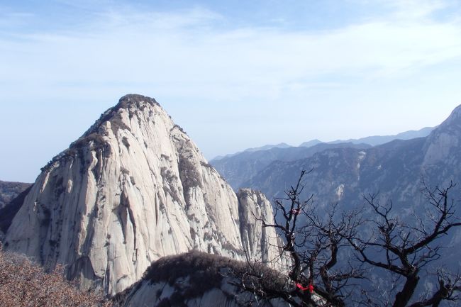 2018.03 西安旅行（４） 華山北峰索道・北峰・蒼龍嶺・金鎖関