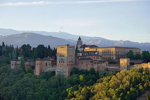 絵画 スペイン グラナダ アルバイシンの夜 やけあ 夜の
