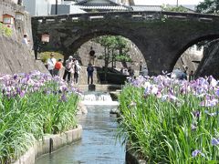 高瀬裏川「花しょうぶ」と玉名の歴史巡り