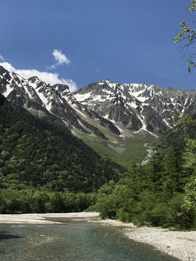 新緑の上高地散策　平湯温泉　源泉かけ流し　匠の宿　深山桜庵（上高地散策編）