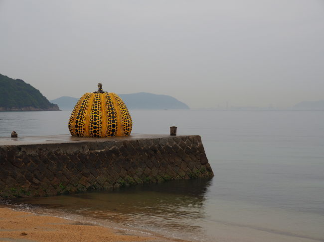 瀬戸内2018GW　讃岐うどんと島めぐり ③高松うどん巡りと雨の直島