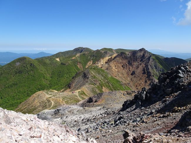 那須岳登山（茶臼岳～朝日岳～三本槍岳～北温泉～那須湯本）