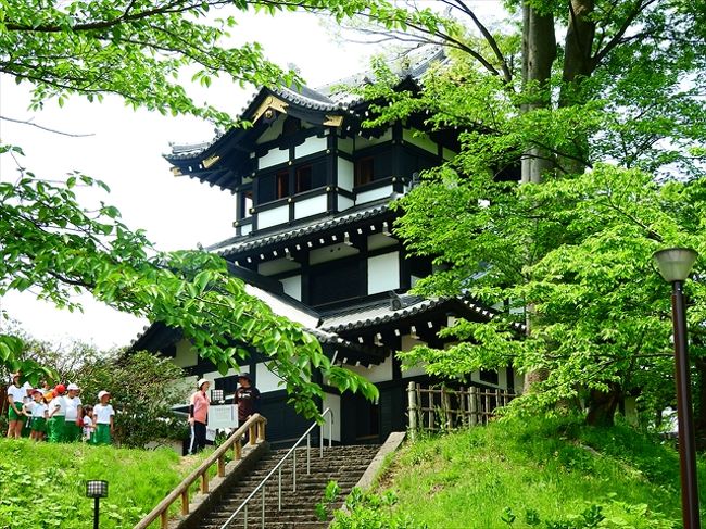 5月1日はGWの谷間にあたりカレンダー上は平日でしたが,多くの会社が休みとなっていたせいか,「城巡り」も結構な人出でした.今回訪れた高田城と鮫ヶ尾城は,「続日本100名城」に選ばれたお城で,日本100名城に味を占めた?城郭協会が,新たに選定した100城です.流石に計200も選ぶとチョットネタが尽きた感じもあり,堅牢な城郭を備えた城は少なくなり,山城やお堀だけが残っている公園なども含まれています.<br /> <br /> ともあれ,ミーハーな私としては,せっかくだからいくつかお城も回ってみようと,前日に宿泊した妙高を基点に,2つのお城を見学して帰りました.
