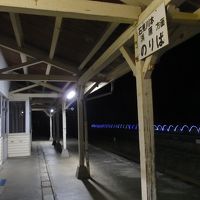 2018.01 廃線前に行く三江線駅巡り（12）最終列車もお見送り・石見川本駅、桜江町の中心・川戸駅