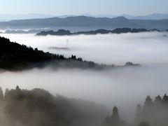 雲海の宿～田植えの終わった棚田～かやぶきの里・・・