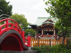 亀戸天神社　東京十社めぐり⑧　花の天神さまと言われる道真公の社。残念ながら藤棚は青々と・・・　