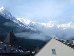 5年連続フランス2018年夏 その3 シャモニーモンブランへ 部屋から見える山に感動　でも…/ Moving to Chamonix-Mont Blanc. Impressed by a great mountain view from hotel room but... 
