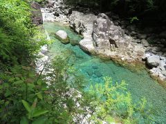 木曽郡大桑村の阿寺渓谷と　星がもっとも輝いて見える場所　阿智村