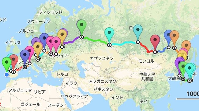 7月2～3日 雨→晴れ（リスボン）<br /><br />スペインのサラマンカから夜行列車でポルトガルのリスボンにやって来ました。<br /><br />日本を出てから25日、ようやくユーラシア大陸西の果てです。<br /><br />ユーロ圏では物価が安い方みたいなので、リスボンでホテルを3泊とってみました。<br /><br />リスボンに朝着いて、荷物を置くだけのつもりでホテルに行ってみたら、チェックインさせてもらえました。<br /><br />外は雨なので、しばらく休もうと横になったら、夜まで爆睡。<br /><br />前日は夜行列車の普通のイスで寝たのですが、やはり疲が残っていたみたいです。