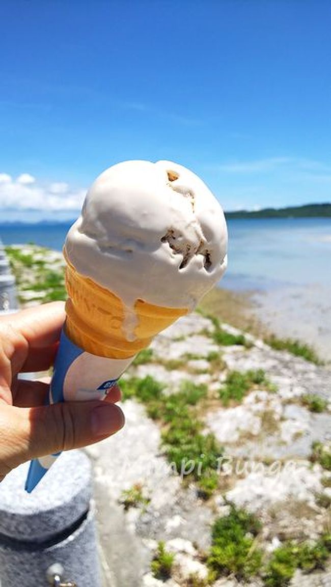 初夏の沖縄安旅２日目！伊計ビーチとＡＪリゾート、勝連城跡へ。