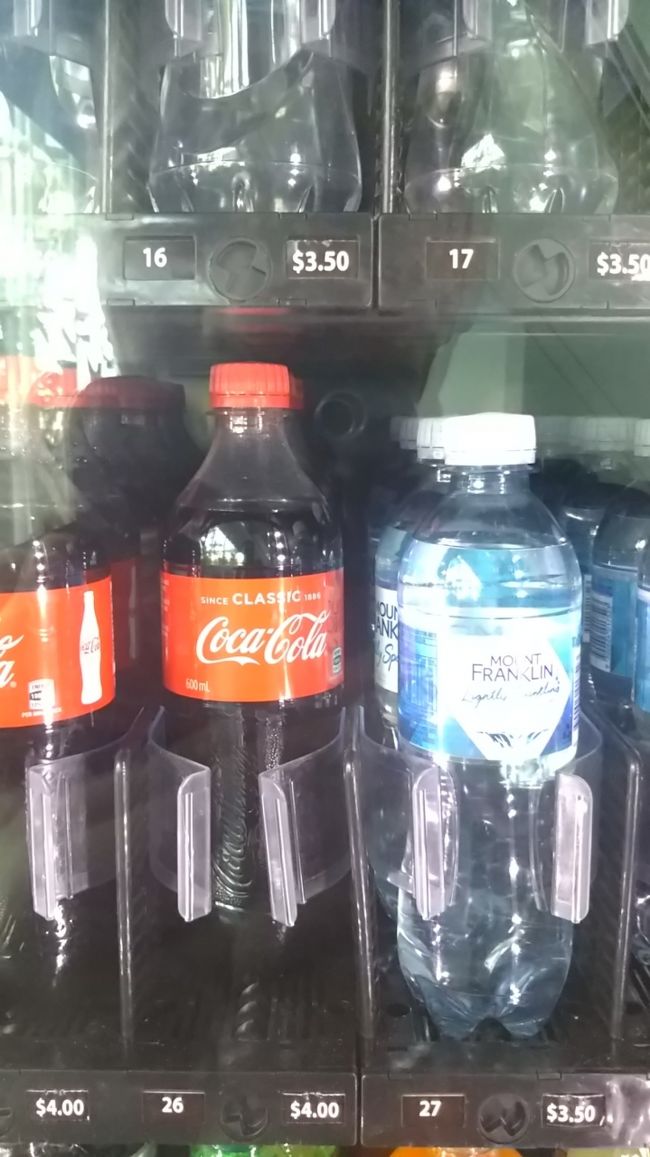 エ〜ッ ? ここって お水が 3.3 ドル? え〜 日本の 3倍 なの 〜? そして ? コカ・コーラが 330 円 〜? エ〜ッ? 真面目 ですか? 小さい ペットボトル ですよ〜 ! まあ! 先進国 って 昔から あまり 好きでは 無いですが。 こんなに ひどいとは? 思いませんでした。 バックパッカー 出来ないじゃん〜 ここ