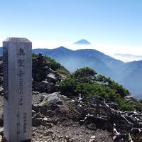 南アルプス南部の旅１　聖岳・兎岳