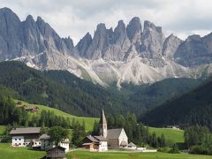 イタリアドロミテでトレッキング三昧　（女性一人旅）５：7/9-10　ガイスラーとサンタマッダレーナ　