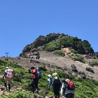 安達太良山ハイキング、飯坂温泉、浄土平（第１日）