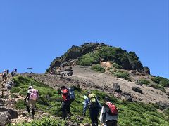 安達太良山ハイキング、飯坂温泉、浄土平（第１日）