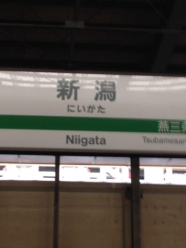 2014年6月22日から23日の間に新潟に行ってきました。<br />目的はゴールデンボンバーのライブに参戦するためです。<br /><br />同じ新潟ライブに行くお友達が結構いたので寂しくはなかったのですが、<br />みんな当日で帰ってしまったんですよね(´Д` )<br />私も東京まで帰れることは帰れるんですが、<br />そこから地元の駅に帰る電車が終わってしまっていて、<br />家に帰れないんです(´Д` )<br />何て遠いんだ！！！<br /><br />でも折角新潟に来ているんだし、<br />有給も取れたから、観光して帰る事にしました。<br /><br />ここでは1日目の事を書いていきます。<br /><br />この旅行記が読んでくださった方の参考になれば幸いです。