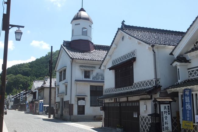 　府中市上下町は、石見銀山から瀬戸内海の港である尾道や笠岡へ繫ぐ銀の集積中継地であり、その重要性から幕府直轄の天領として地域の政治・経済の中心地でした。<br />　そのため現在でもその白壁やなまこ壁の美しい建物が並ぶ街並みが残っています。<br />　またこの上下町は「分水嶺」と呼ばれる山脈の上の境目の町で、ここに降った雨は北は日本海へ、南は瀬戸内海へと2つの川に分かれて流れる、という地理的な特徴を持つ町でもあります。