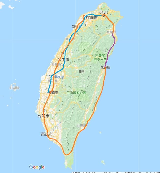 2018-７月　盛りだくさん台湾　01　桃園機場着、高鉄で嘉義まで移動