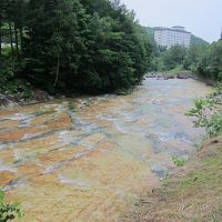 初夏の北海道旅行・１日目・白絹の床と洞爺湖花火