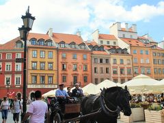ポーランドのワルシャワへ　その５　　新市街・旧市街は見どころ満載！  　　キュリー夫人の家から旧市街広場、洗礼者ヨハネ大聖堂へ。