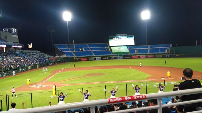 台湾のプロ野球を観戦するために、桃園に行きました。