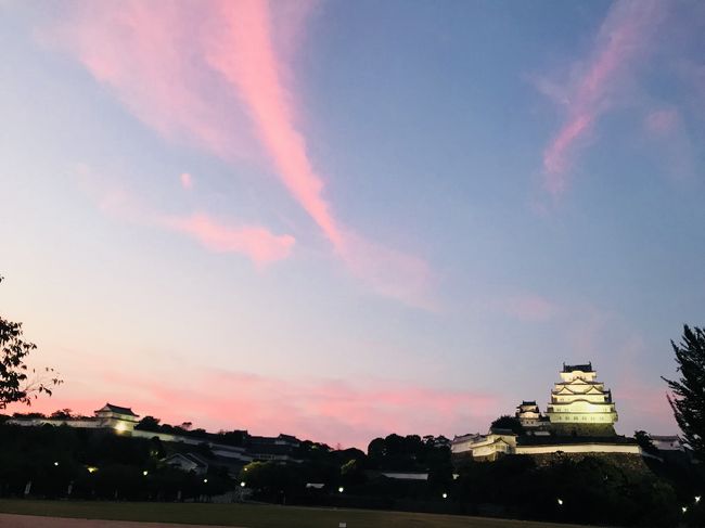 ７月の旅に予定していたANA旅作での福井への旅が便欠航のためキャンセルしました。<br />さて、どうしようかなと思っていたところに７/２０から発売される「青春１８きっぷ」が思い浮かび・・<br />そういえばずっと若いころ憧れていた青春１８きっぷでの旅。<br /><br />これも体験のチャンスかも！と挑戦することにしました。<br /><br />目指すは世界遺産の「姫路城」<br />飛行機だとアクセスの悪いこの場所も、乗り継げば夕方には到着できそう。<br />手始めに行きは青春１８きっぷ、帰りは神戸空港から飛行機で帰ることにしました。<br /><br /><br />【個人手配】<br /><br />7/24(火)　04：45千葉発～17：20姫路着　　夕方～姫路城散策<br />7/25(水)　11：00～ホテルチェックアウト　バスにて書写山へ　夕方　姫路～三宮～神戸空港　<br />　　　　　19：10　スカイマークにて羽田へ　20：10着<br /><br />ホテル　ホテルモントレ姫路　じゃらんにて手配　１泊素泊まり　6,100円（税サ込）