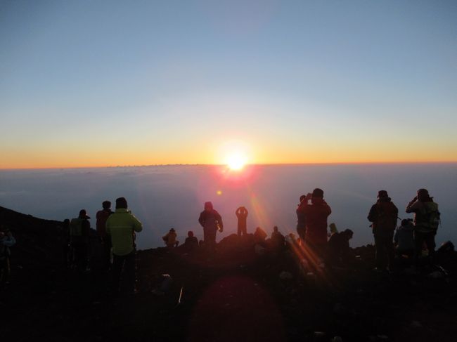 富士山登山、初登頂。2日目から最終日偏