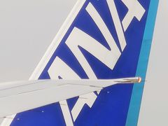 福岡空港へ　羽田7：25発⇒110分　ANA241で　☆冠雪の山脈を越えて