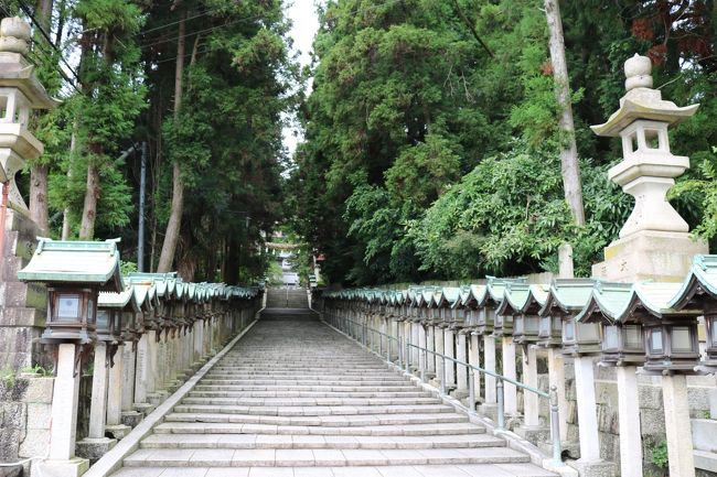 この旅の宿を探しているときに、コスパや立地で希望に叶う良い宿がなかなかありませんでした。<br />世間はお盆休みで大阪も、京都も、神戸も宿泊費が高くて高くて。<br />初泊が奈良だったから、また奈良に泊まるのもなぁ、なんて思ってたら面白そうな場所がネットで引っ掛かりました。<br />そう生駒。<br /><br />生駒？<br />どこそれ？<br />奈良なの？大阪なの？<br />微妙じゃない？(; ﾟ ﾛﾟ)<br />確かに微妙なのは否定しませんが、調べればそれはそれはディープな世界感。<br /><br />生駒聖天（歓喜天）という神様は、インドのガネーシャ神の事で、成功・商売繁盛・知恵・健康・芸術等の神様で万能の神様なんですって。<br />そんな宝山寺は昼間はひっそり。<br />(正月は別でしょうけど)<br /><br />そんな生駒も実は天空の遊郭とも言われる別名があって、今でも現役だという話。<br />置屋、検番などがあって、女性もちゃんといるとのこと。<br />とはいえ、もう末期であって衰退の一途だと聞く。<br />うーん、冷やかしでは失礼だが、凄くディープな世界のよう。<br />ホントならね(笑)<br /><br />では我々は家族連れなもんで、パワスポの方へ行ってみます♪<br />レッツゴー♪<br />