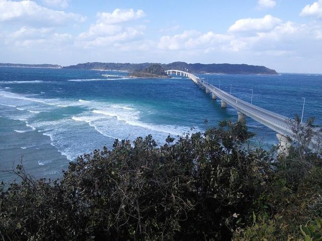 沖縄で古宇利大橋、瀬底大橋、ニライカナイ橋、海中道路など美しい橋を走ってきたが、本州にもそれに負けない美しさの海を跨ぐ橋が山口県にあることを写真で知り、ぜひ行きたいと思った。昨年、新車に替えていわゆる半自動運転が可能になったので、山口県まで走っても楽だろうと思い、妻の母を連れて家族四人で出かけることにした。