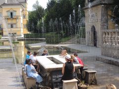 3世代でサウンドオブミュージックゆかりの地ザルツカンマーグート&ウィーン（８）夏の離宮ヘルブルン宮殿で水の仕掛けに大はしゃぎ