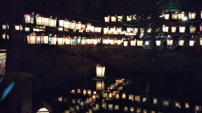 宮城県丸森町～斎理幻夜～一年に3時間しか見ることができない灯ろうのイベント