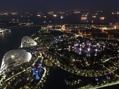 まるで宝石箱！サンズ・スカイパークから光のショー2つ　ジャカルタ・シンガポール2018の旅8-3