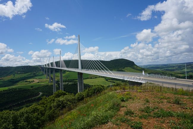 フランス・ドライブ 3,236km - #9 : ミヨー橋 タルン川に架かる美しい橋
