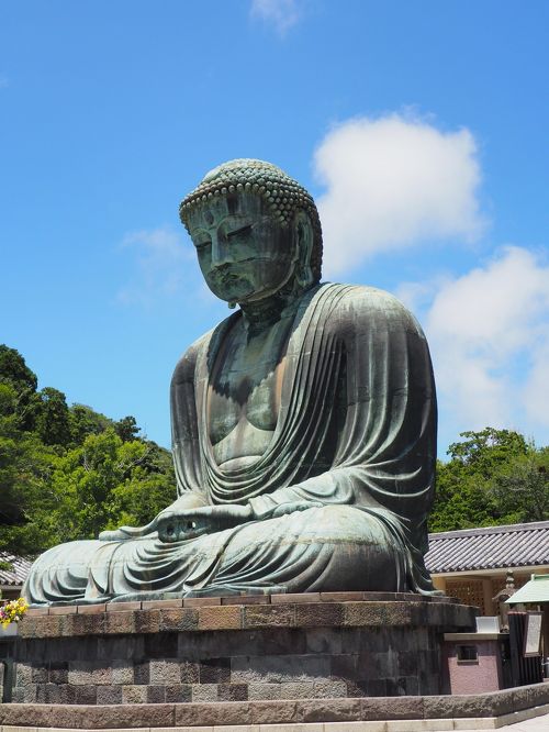 高徳院 鎌倉大仏さんを改めて訪問。変らない姿。(#^.^#) 何度見ても