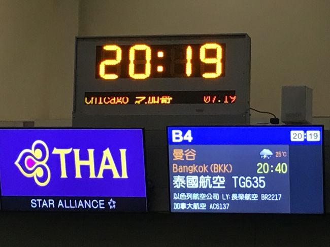 タイ航空で貯めたマイルが、失効しそうだったので<br />慌ててマイル消化の旅へ。<br />日本からの便が、取れず、やむ得ずソウル経由で。<br />タイは、５年以上住んでいたので、観光はしないで<br />飛行機撮影と家族のに評判の良いお土産買い付け。<br /><br />行程<br />15日<br />エアソウル761便   関西→ソウル<br />タイ航空635便      ソウル→台北経由→バンコク<br /><br />18日<br />タイ航空628便   バンコク→香港経由→ソウル<br /><br />19日<br />エアソウル766便    ソウル→関西