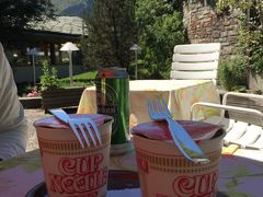 【スイス横断旅行＋ミラノ】⑥　スネガ展望台（ケーブルカー）→　Blauhead展望台（ゴンドラ）　→　Rothorm展望台(ロープウェイ）　→　シェルマットまでハイキング