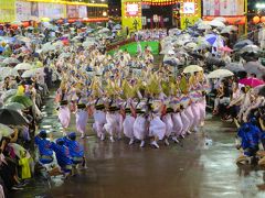 やっぱり踊りはやめられない　雨のなかの天水たち！　踊る阿呆にみる阿呆（私）　徳島阿波踊り2018（後編）