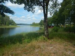 ノルウェーの名もなき所を自転車で　森と湖と田舎町