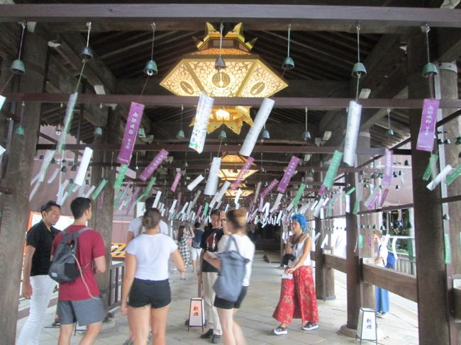 　８月16日の京都と言って思い浮かぶのは、五山の送り火、送り鐘。私の場合はもう一つ、清水寺の千日詣りです。以前は日帰りで駆け足のお参りでしたが、ここ数年はお盆に働いて16日、17日と休みを取り一泊してお参りしています。今年は、どうしようか少し迷ったのですが、結局一泊で行ってきました。<br />　新幹線で京都に到着したのが午後1時過ぎ。駅前の自販機でバスの1日券を購入し、そのままバスで今日の宿がある祇園へ向かいました。