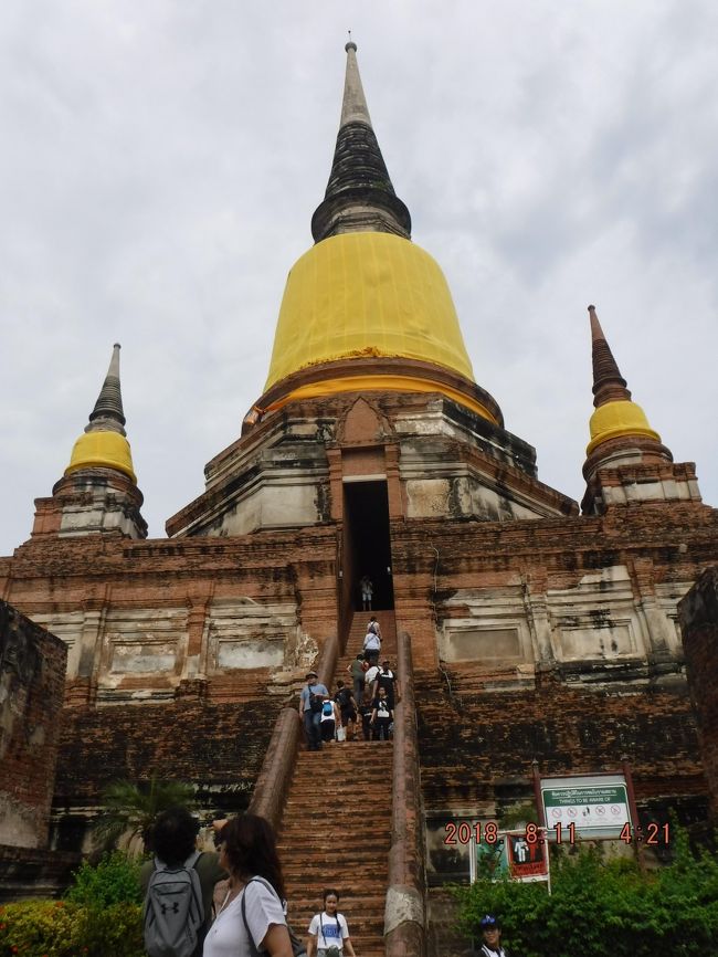 私以外は初の東南アジア旅行に行きました。6月末にタイに決め、あっという間にやってきました。<br />8月8日　夕方便で、関空→バンコク<br />8月9日　キッザニア<br />8月10日　アユタヤおよび、ワットプラケオ<br />8月11日　市場買い物<br />8月12日　朝便で、バンコク→関空