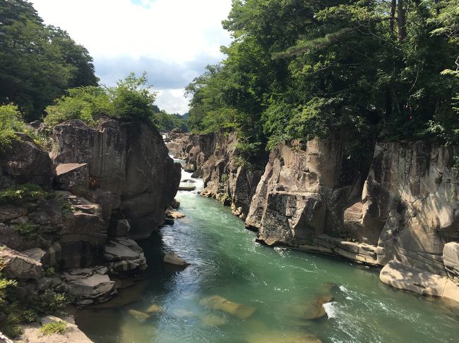 キャンピングカーで東北の旅2日目午後 厳美渓周辺と毛越寺 2018.8.12