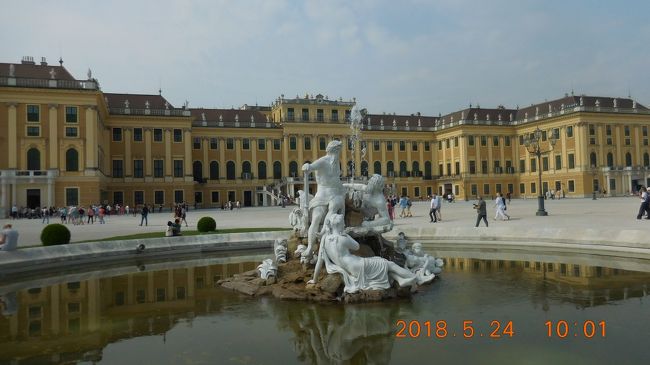 春のチェコとウィーンを巡る（ウィーン編）　３４　１６日目②　シェーンブルン宮殿