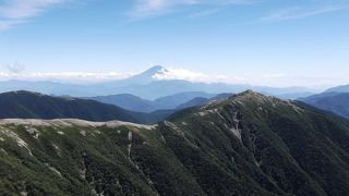 南アルプス・蝙蝠岳に登る