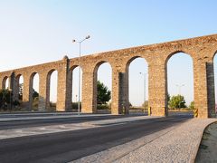 夏旅は初ポルトガル15★エヴォラ★水道橋と城壁を見に夕暮れの町歩き　～水道橋・ジラルド広場・Cafeteria35・Cafe Arcada～