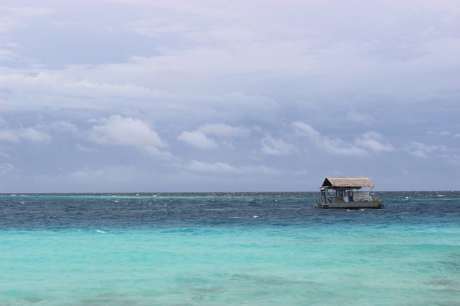 アジア各地を巡っています。　<br /><br />盆休み時期のアジア方面へのフライトを探していると、安いモルディブ行きの便が見つかりました。モルディブはマリンリゾートといった印象が強いので、世界遺産を見て、街歩きをして、地元のグルメを食べて、といった旅行にはならないはずです。どうしようかと妻に相談したところ、手軽な値段でモルディブに行けるのであればむしろ嬉しいと言われたため、人生初めての海外バカンスに出かけることとなりました。<br /><br />下が旅程ですが、首都を歩きローカルアイランドにも足を運んだ最初の２日間と、モルディブならではの「１アイランド(島)、１リゾート」のリゾートに泊ったその後の５日間とでは、まったく趣きの異なる旅行となりました。<br /><br />　8月10日(金)09時30関空→10時45分上海、<br />　12時30分上海→17時00分マーレ、中国東方航空、フルマーレ泊<br />　8月11日(土)マーレ観光、フルマーレ泊<br />　8月12日(日)午前、マクヌドゥアイランドへ移動、滞在<br />　8月13日(月)マクヌドゥアイランド滞在<br />※8月14日(火)マクヌドゥアイランド滞在<br />※8月15日(水)マクヌドゥアイランド滞在<br />　8月16日(木)マクヌドゥアイランド滞在<br />　8月17日(金)午後、マーレへ移動、18時15分マーレ→翌05時30分上海<br />　8月18日(土)10時15分上海→13時10分関空、中国東方航空<br /><br />４回に分けて、旅行記を書いていきます。３回目は、マクヌドゥアイランドでの日々をつづります。<br />※１ドル＝113円で、計算しています。<br />モルディブ&#39;18①～マーレの街歩き<br />https://4travel.jp/travelogue/11397932<br />モルディブ&#39;18②～マクヌドゥアイランドへ<br />https://4travel.jp/travelogue/11398823<br />モルディブ&#39;18③～マクヌドゥの日々<br />https://4travel.jp/travelogue/11399680<br />モルディブ&#39;18④～マリンリゾートのお値段<br />https://4travel.jp/travelogue/11400588