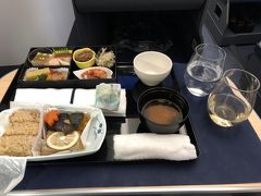 ANA B-787 ビジネスクラス 羽田発  マニラ行き NH869機内食